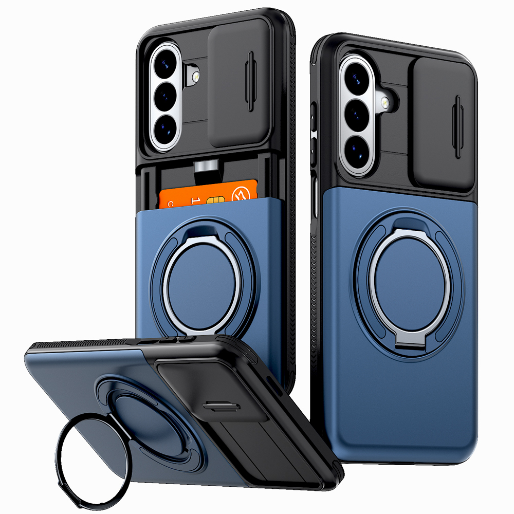 Place Card Holder - Armor Magnetic Case For Samsung Galaxy