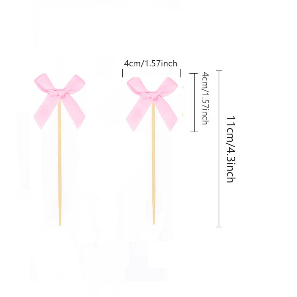 Pink Bow Cupcake Topper Pink B - огляд і ціна Wedding Cake Supply