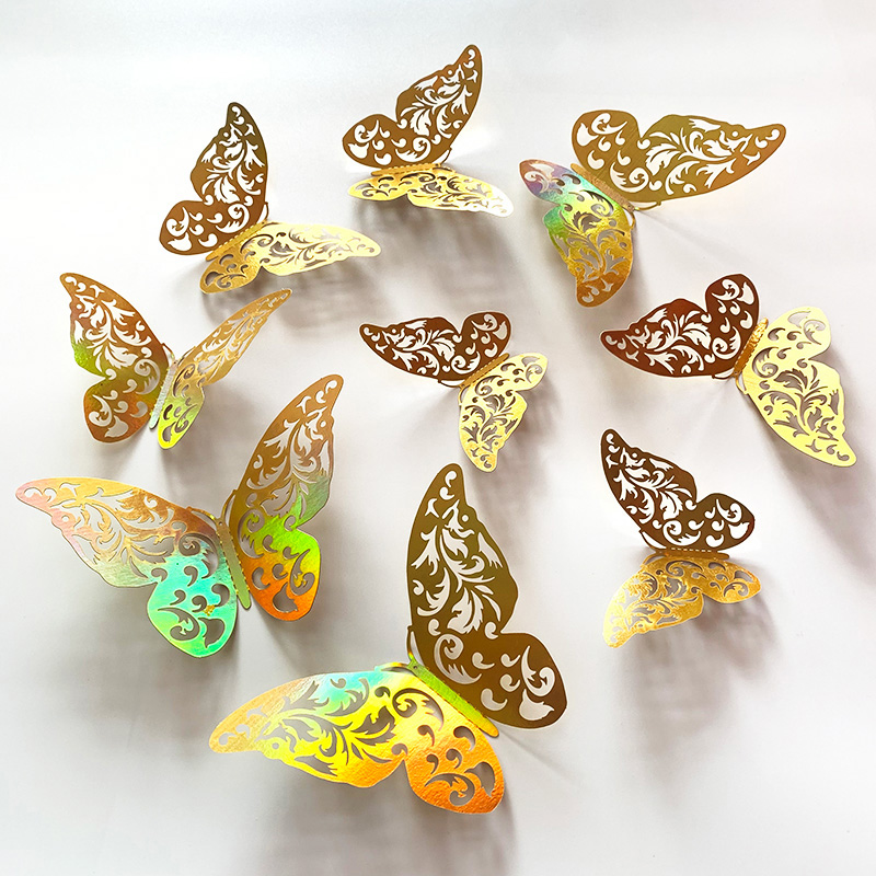12 Pcs Gold 3D Hollow Butterfl - огляд і ціна Wedding Package Gold