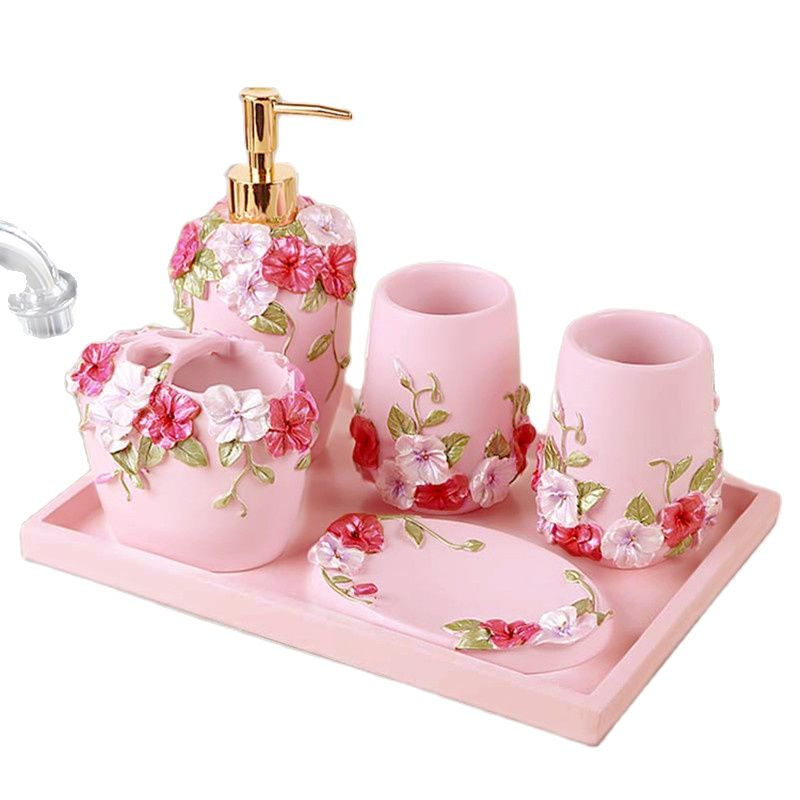 Wedding Gift Kit-Pink Rose Flo - огляд і ціна Wedding Bathroom Supply Kit