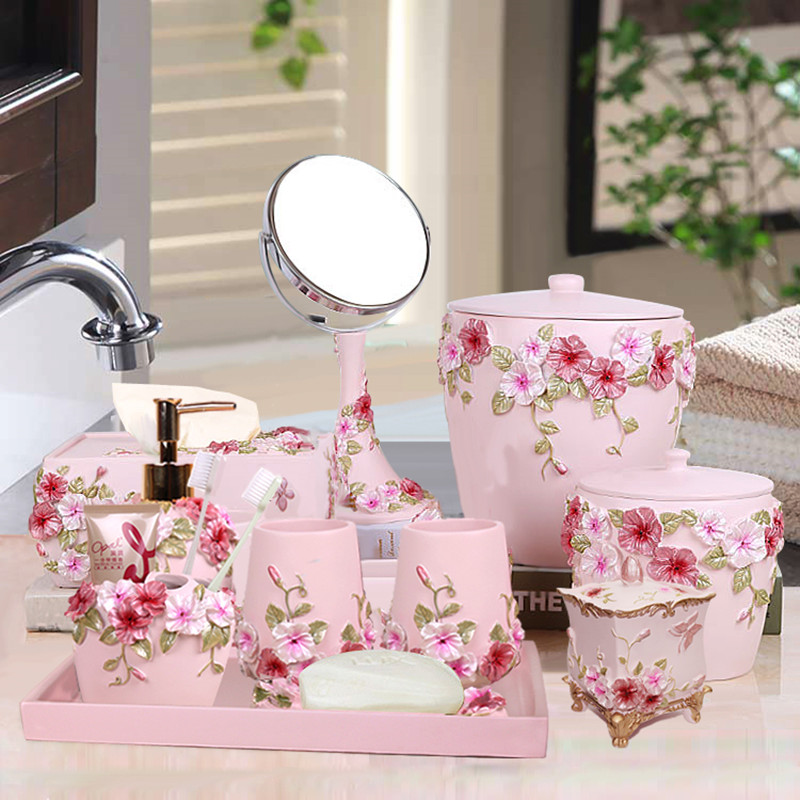 Wedding Gift Kit-Pink Rose Flo - огляд і ціна Wedding Bathroom Supply Kit
