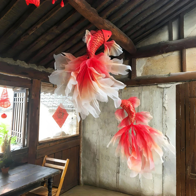 1Pc Handmade Red Fish Koi Scen - огляд і ціна Wedding Supply Shops