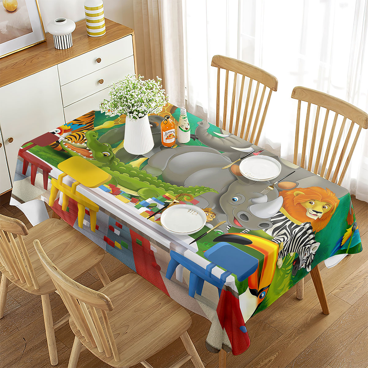 Zoo Tablecloth Happy Zoo Eleph - огляд і ціна Wedding Zoo