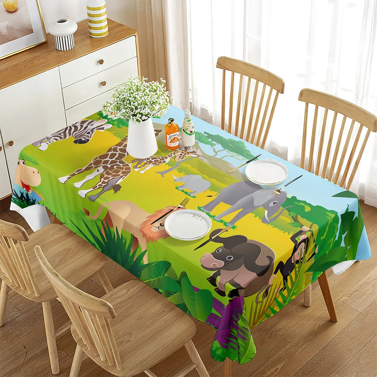 Zoo Tablecloth Happy Zoo Eleph - огляд і ціна Wedding Zoo
