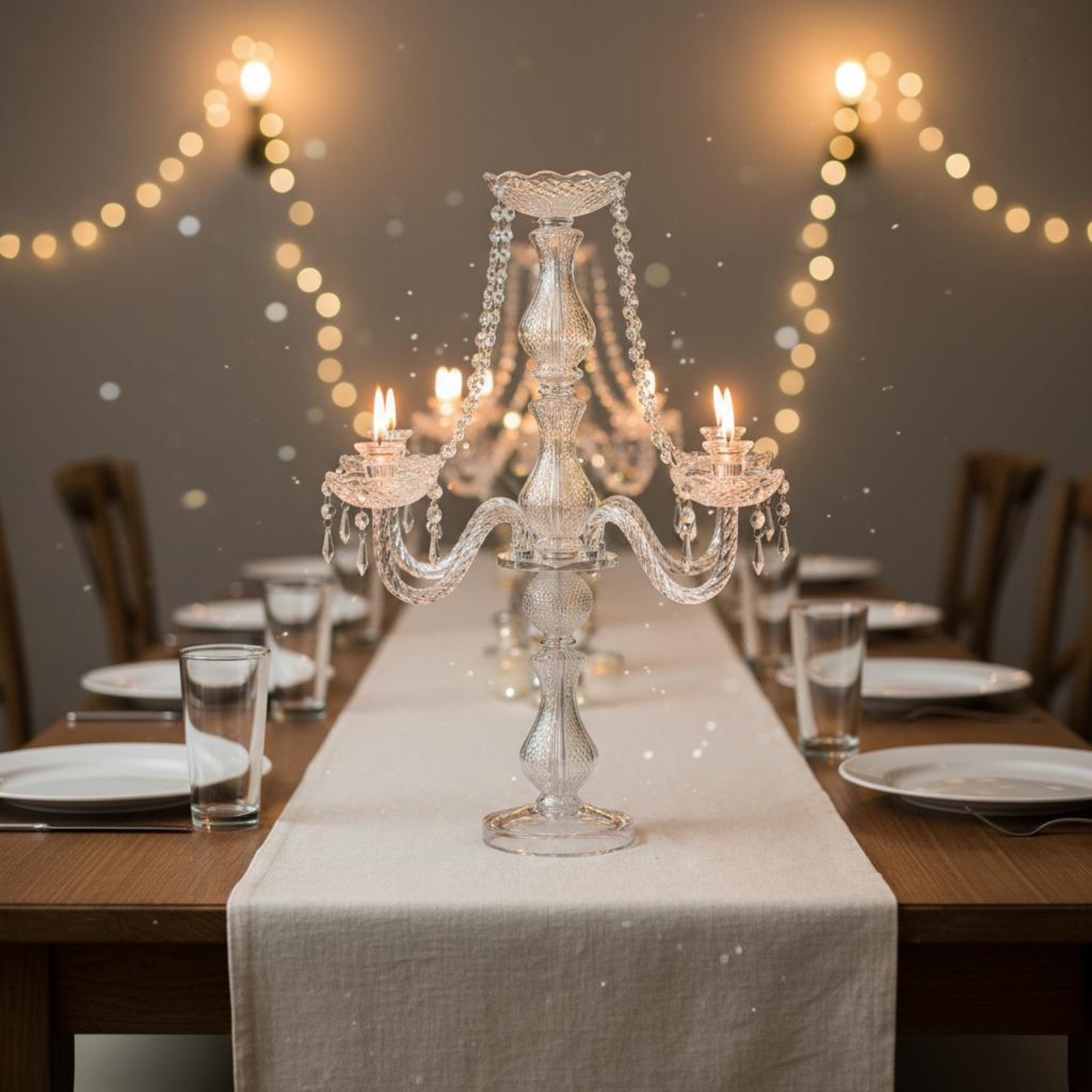 Crystal Candelabra Elegant Wed - огляд і ціна Unity Candle Set