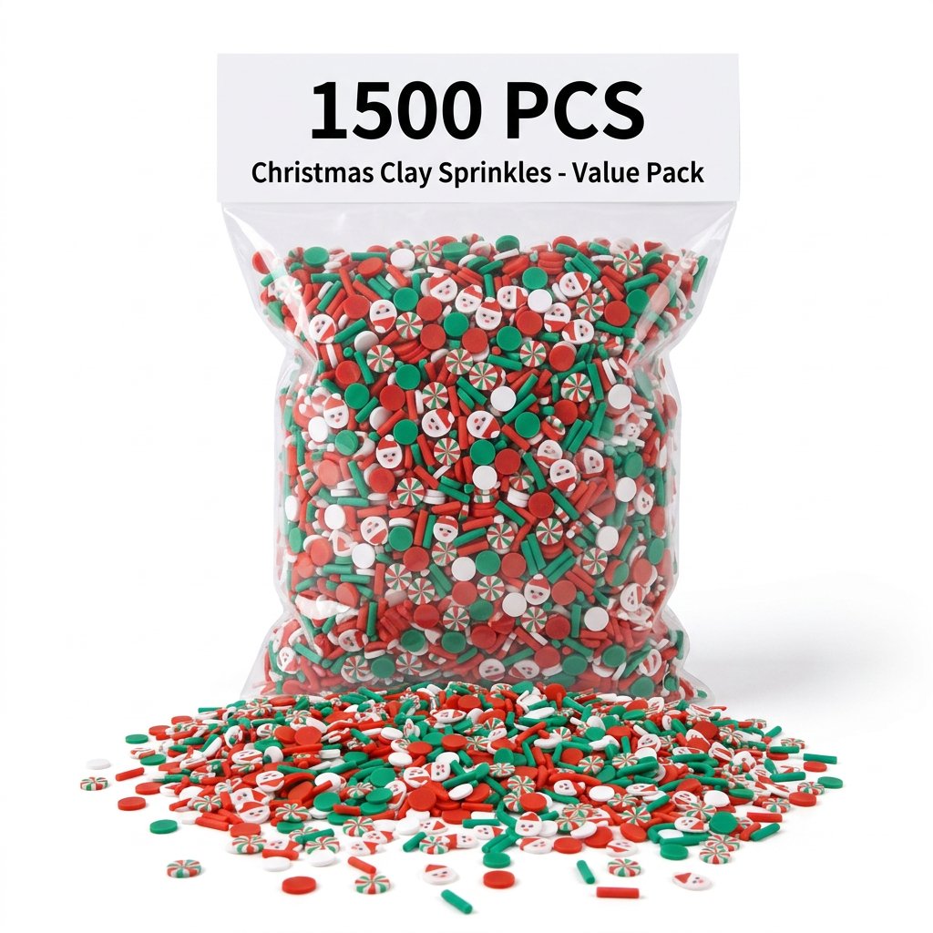 1500pcs Christmas Clay Sprinkl - огляд і ціна Wedding Supply Bulk
