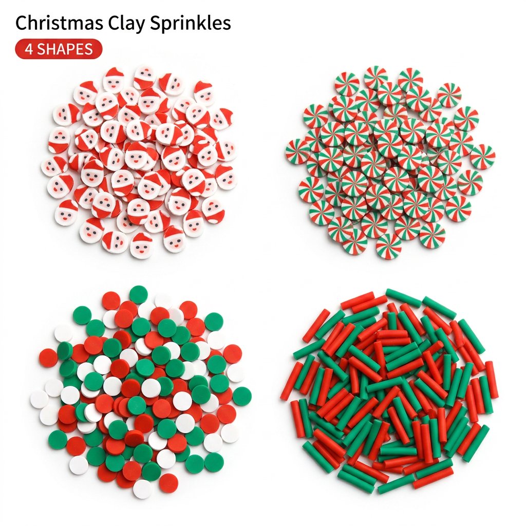 1500pcs Christmas Clay Sprinkl - огляд і ціна Wedding Supply Bulk
