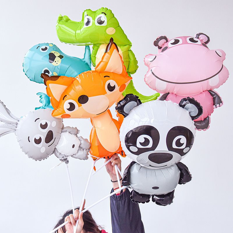 Q-version Animal Foil Balloons - огляд і ціна Wedding Zoo