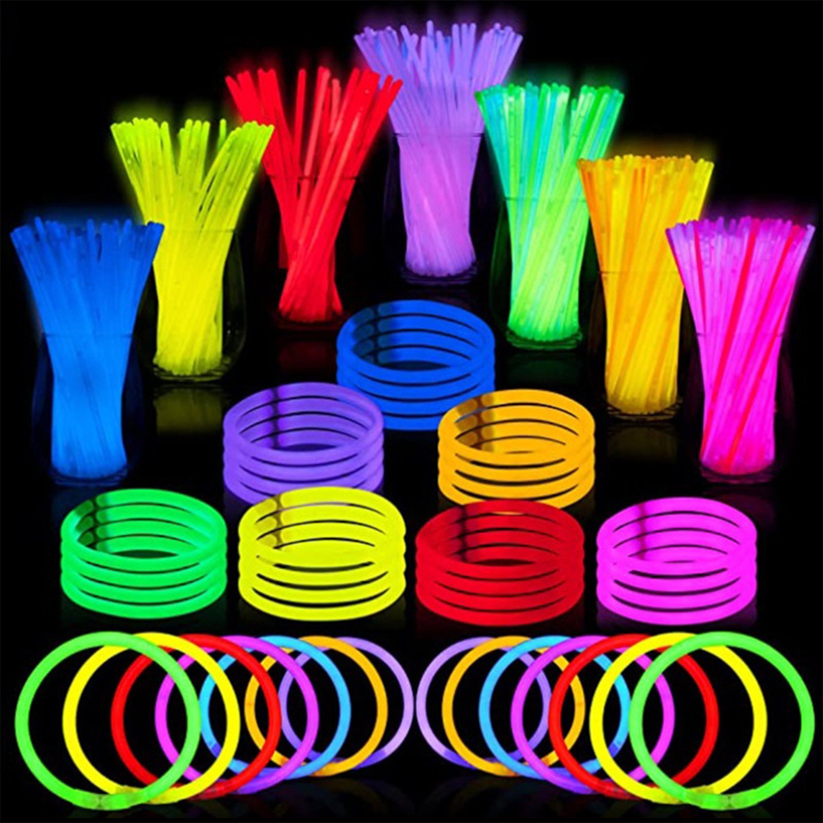 ‌100 Pack 20cm Fluorescent Glo - огляд і ціна Wedding Supply Bulk