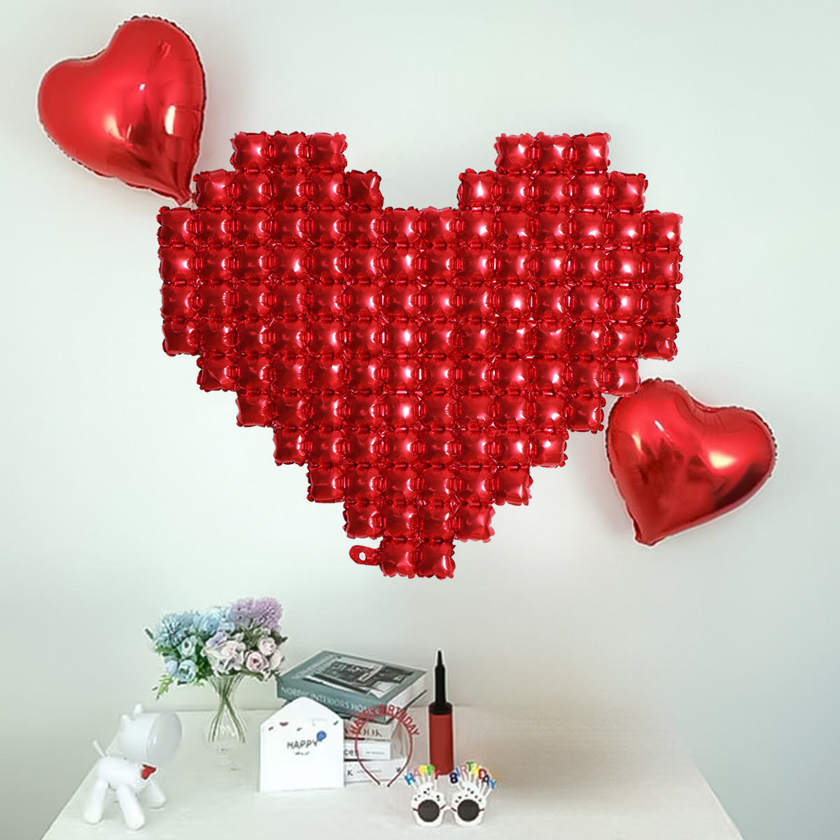 Large Red Heart Foil Love Ball - огляд і ціна Wedding Supply Shops