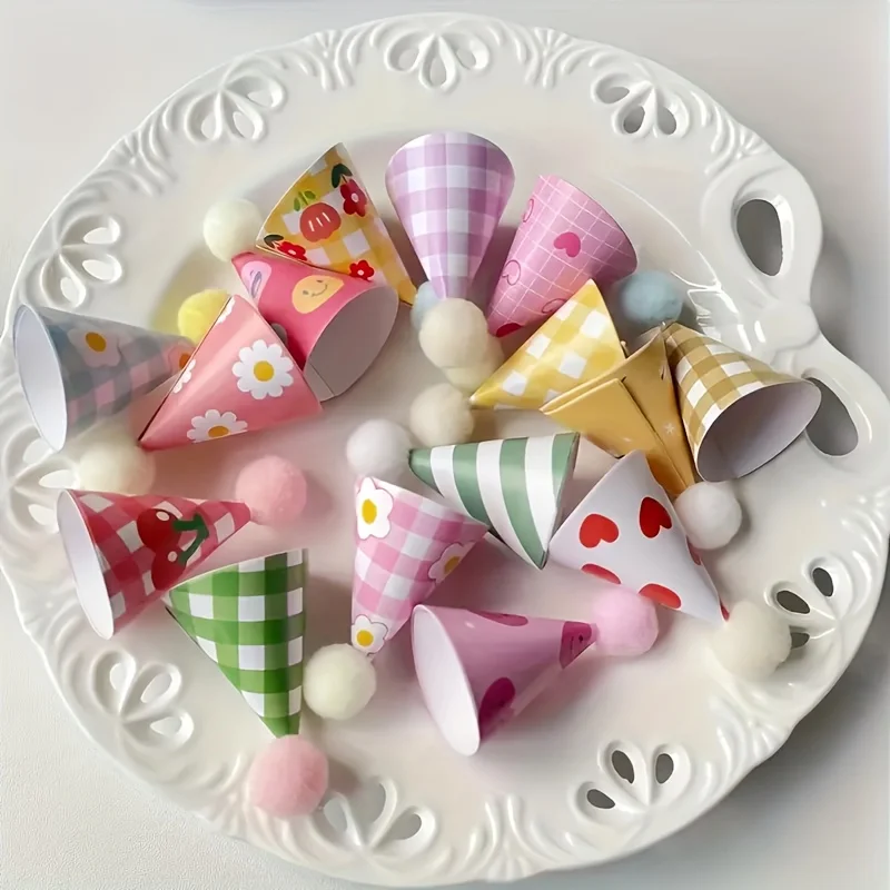 15Pcs/SET Mini Birthday Hat Ca - огляд і ціна Wedding Cake Supply