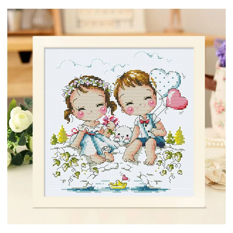 Amishop Counted Cross Stitch K - огляд і ціна Wedding Package Gold