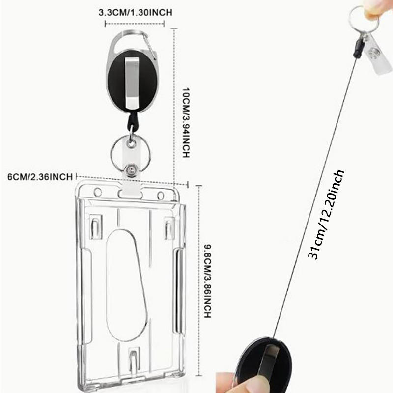 Transparent Cards Slots ID Tag - огляд і ціна Place Card Holder