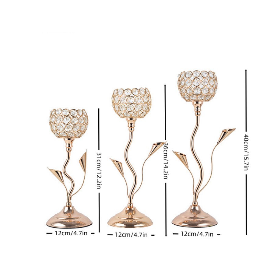 Gold Crystal Candle Holder, Ir - огляд і ціна Unity Candle Set