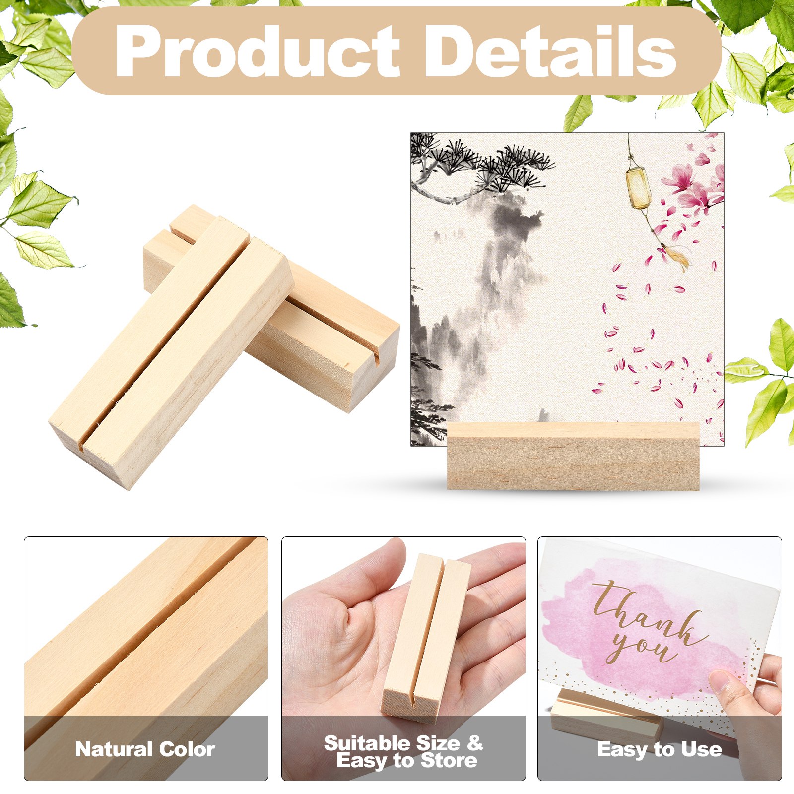 20Pcs 4 Styles Wooden Place Ca - огляд і ціна Place Card Holder