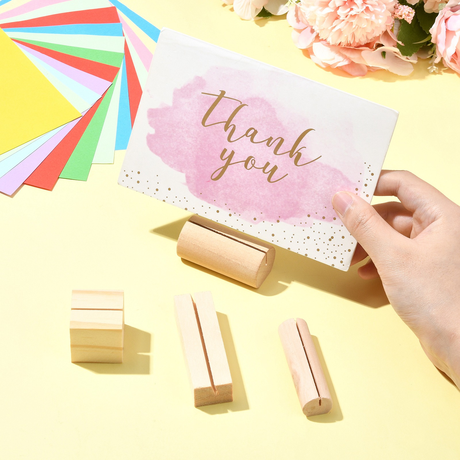 20Pcs 4 Styles Wooden Place Ca - огляд і ціна Place Card Holder