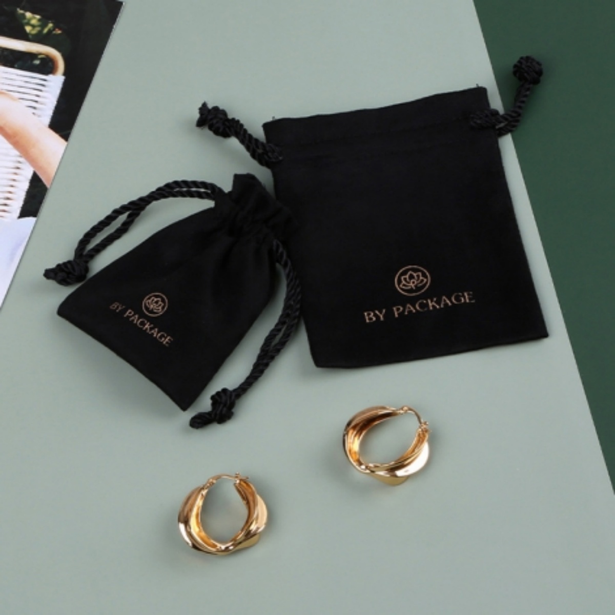50pcs Black Velvet Tarot Stora - огляд і ціна Wedding Package Gold